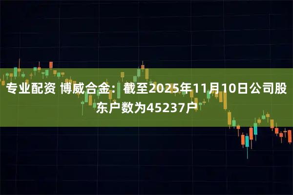 专业配资 博威合金：截至2025年11月10日公司股东户数为45237户